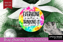 Sarcastic Quote Ornament PNG - Brush Stroke PNG Sublimation Product Image 1