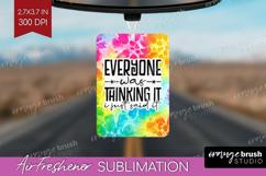 Sarcastic Quote Air Freshener PNG - Brush Stroke PNG Product Image 1