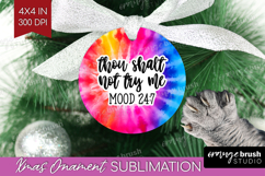 Sarcastic Quote Ornament PNG - Brush Stroke PNG Sublimation Product Image 1