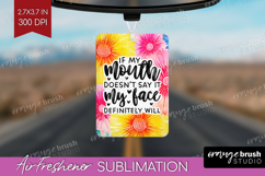 Sarcastic Quote Air Freshener PNG - Brush Stroke PNG Product Image 1