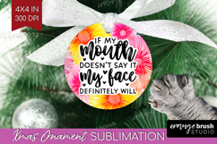Sarcastic Quote Ornament PNG - Brush Stroke PNG Sublimation Product Image 1