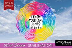 Sarcastic Quote Wind Spinner Sublimation PNG - Brush Stroke Product Image 1