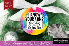 Sarcastic Quote Ornament PNG - Brush Stroke PNG Sublimation Product Image 1