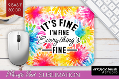 Sarcastic Quote Mouse Pad Sublimation - Brush Stroke PNG Product Image 1