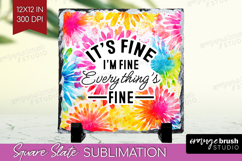 Sarcastic Quote Slate PNG - Brush Stroke Square Slate Product Image 1