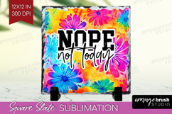 Sarcastic Quote Slate PNG - Brush Stroke Square Slate Product Image 1