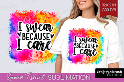 Sarcastic Quote Square Tshirt Background - Brush Stroke PNG Product Image 1