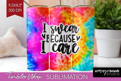 Sarcastic Quote Tumbler Wrap - Brush Stroke Tumbler PNG Product Image 1