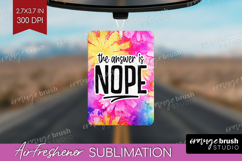 Sarcastic Quote Air Freshener PNG - Brush Stroke PNG Product Image 1