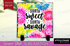 Sarcastic Quote Slate PNG - Brush Stroke Square Slate Product Image 1