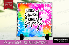 Sarcastic Quote Slate PNG - Brush Stroke Square Slate Product Image 1