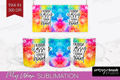 Sarcastic Quote Mug Wrap - Brush Stroke Mug PNG Sublimation Product Image 1