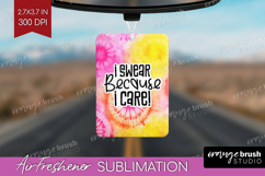 Sarcastic Quote Air Freshener PNG - Brush Stroke PNG Product Image 1