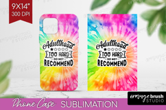 Sarcastic Quote Phone Case PNG - Brush Stroke Case PNG Product Image 1