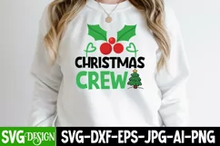 Christmas Crew SVG Cut File , Christmas SVG Cut File Product Image 2