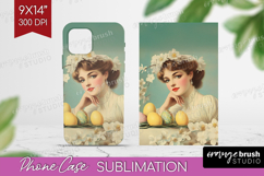 Retro Easter Phone Case PNG - Easter Case PNG Sublimation Product Image 1