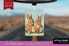 Retro Easter Air Freshener PNG - Easter PNG Sublimation Product Image 1