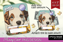 Happy Easter Money Card PNG - Retro Easter Money Card Holder Product Image 1