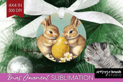 Retro Easter Ornament PNG - Easter PNG Sublimation Product Image 1