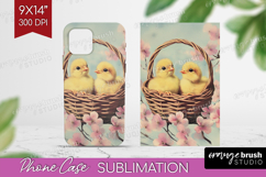 Retro Easter Phone Case PNG - Easter Case PNG Sublimation Product Image 1