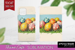 Retro Easter Phone Case PNG - Easter Case PNG Sublimation Product Image 1