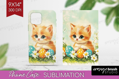 Retro Easter Phone Case PNG - Easter Case PNG Sublimation Product Image 1