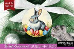 Retro Easter Ornament PNG - Easter PNG Sublimation Product Image 1