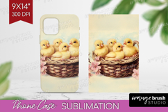 Retro Easter Phone Case PNG - Easter Case PNG Sublimation Product Image 1