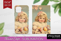 Retro Easter Phone Case PNG - Easter Case PNG Sublimation Product Image 1