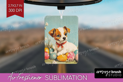 Retro Easter Air Freshener PNG - Easter PNG Sublimation Product Image 1