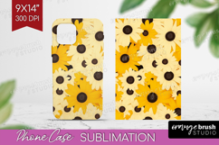 Retro Flowers Phone Case PNG - Floral Case PNG Sublimation Product Image 1