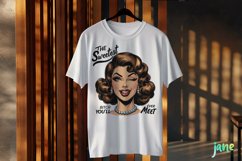 Retro Girl Quotes Sublimation Clipart Product Image 3