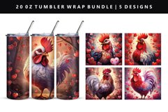 Loving Bird 20oz Tumbler Wrap | Sublimation PNG Bundle Product Image 9