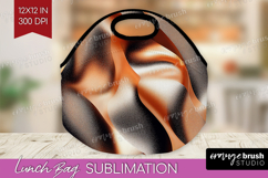 Rose Gold Lunch Bag - Metallic Rose Lunch Bug PNG Product Image 1