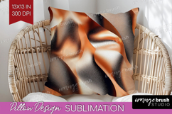 Rose Gold Pillow Sublimation - Metallic Rose Pillow Cover Product Image 1