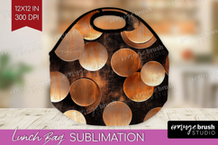 Rose Gold Lunch Bag - Metallic Rose Lunch Bug PNG Product Image 1