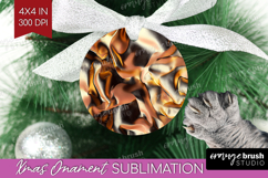 Rose Gold Ornament PNG - Metallic Rose PNG Sublimation Product Image 1