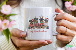 Merry Christmas Dogs Sublimation Product Image 4