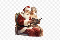 Santa Claus And Mrs.Claus Sublimation Product Image 3