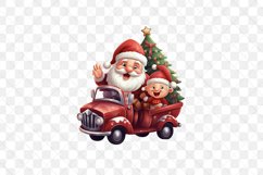 Santa With Green Gnome Sublimation Product Image 3