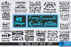 Sarcastic Quotes SVG Bundle. Funny Quotes SVG. Sarcastic v.2 Product Image 3