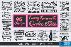 Sarcastic Quotes SVG Bundle. Funny Quotes SVG. Sarcastic SVG Product Image 4