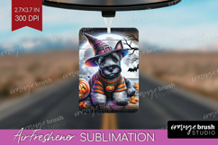 Scottish Terrier Dog Air Freshener PNG Halloween PNG Product Image 1
