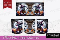 Scottish Terrier Dog Mug Wrap Halloween Mug PNG Sublimation Product Image 1