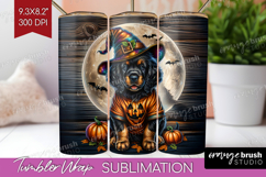 Setter Dog Tumbler Wrap Halloween Tumbler PNG Sublimation Product Image 1