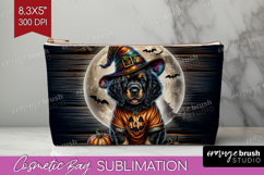Setter Dog Cosmetic Bag Halloween Makeup Bag PNG Sublimation Product Image 1