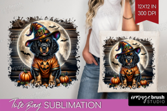 Setter Dog Tote Bag Halloween Tote Bag PNG Sublimation Product Image 1