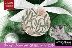 Vintage Flowers Ornament PNG - Floral PNG Sublimation Product Image 1