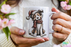 Whimsical Christmas Dogs Clipart Product Image 4