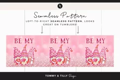 Be my Valentine Tumbler Sublimation | Seamless 20oz Product Image 3
